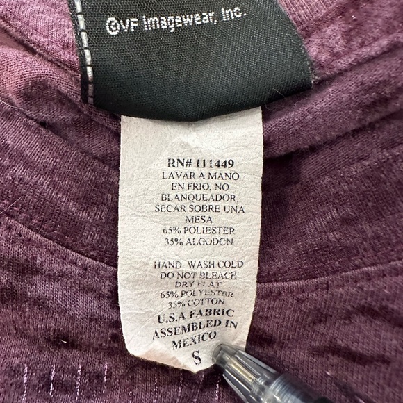 Women’s Harley Davidson Sz:S Heather Purple Lake Placid Babydoll Graphic Tee. - Picture 7 of 12